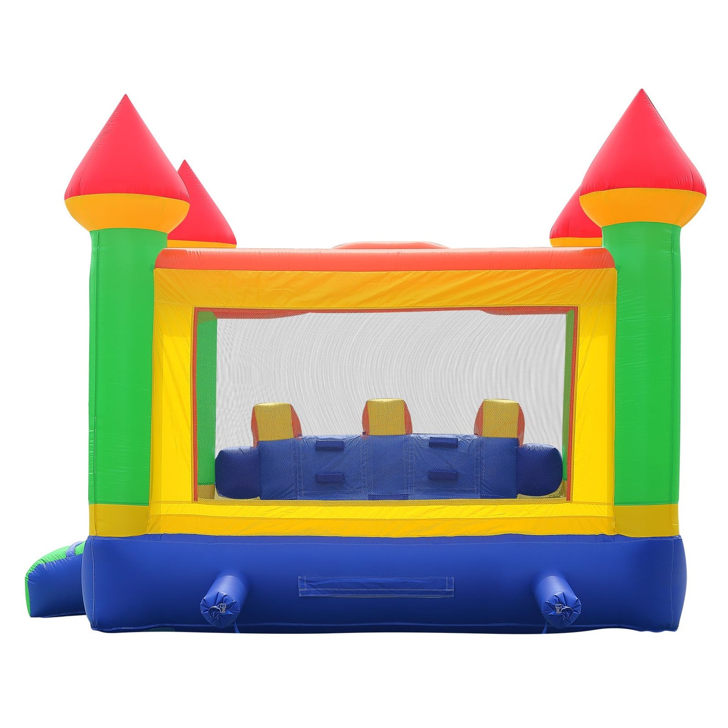 Cloud 9 Commercial Grade Mega Double Slide Castle Bounce House 100% PVC and Blower