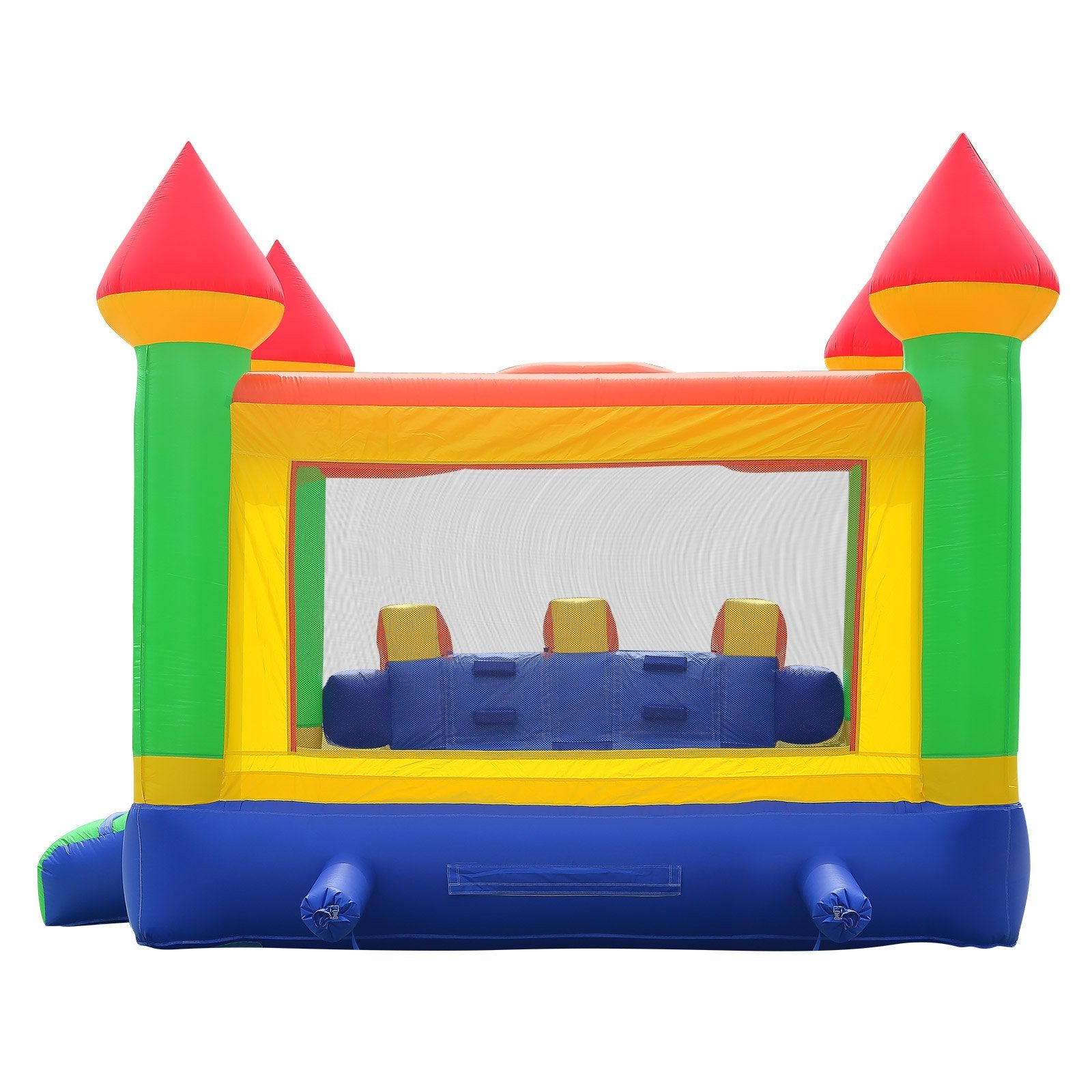 Inflatable HQ Commercial Bounce House Mega Double Slide Climbing Wall 100% PVC Inflatable Only
