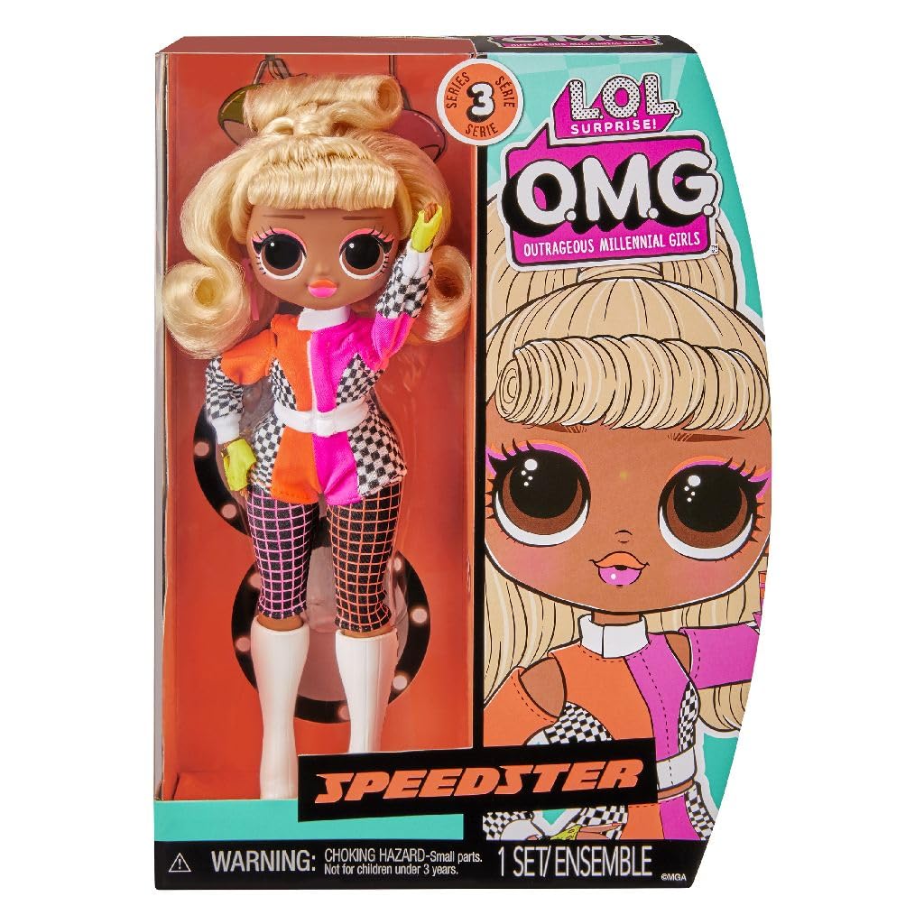 L.O.L. Surprise! O.M.G. Speedster Fashion Doll with Multiple Surprises and Fabulous Accessories - for Kids Ages 4+