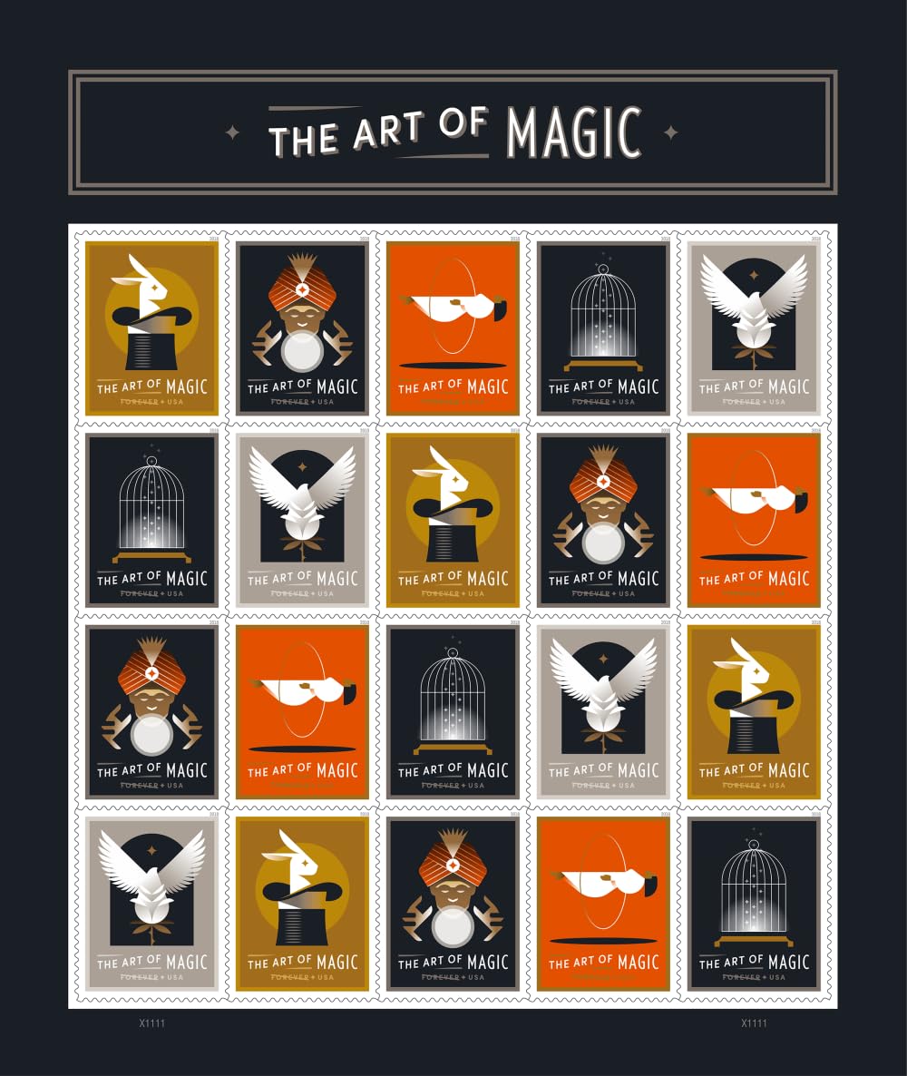 The Art of Magic (Sheet of 20) First-Class Mail Forever Postage Stamps 2018 Scott #5305