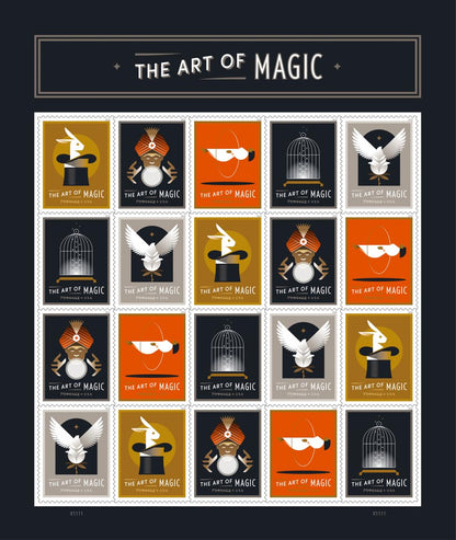 The Art of Magic (Sheet of 20) First-Class Mail Forever Postage Stamps 2018 Scott #5305