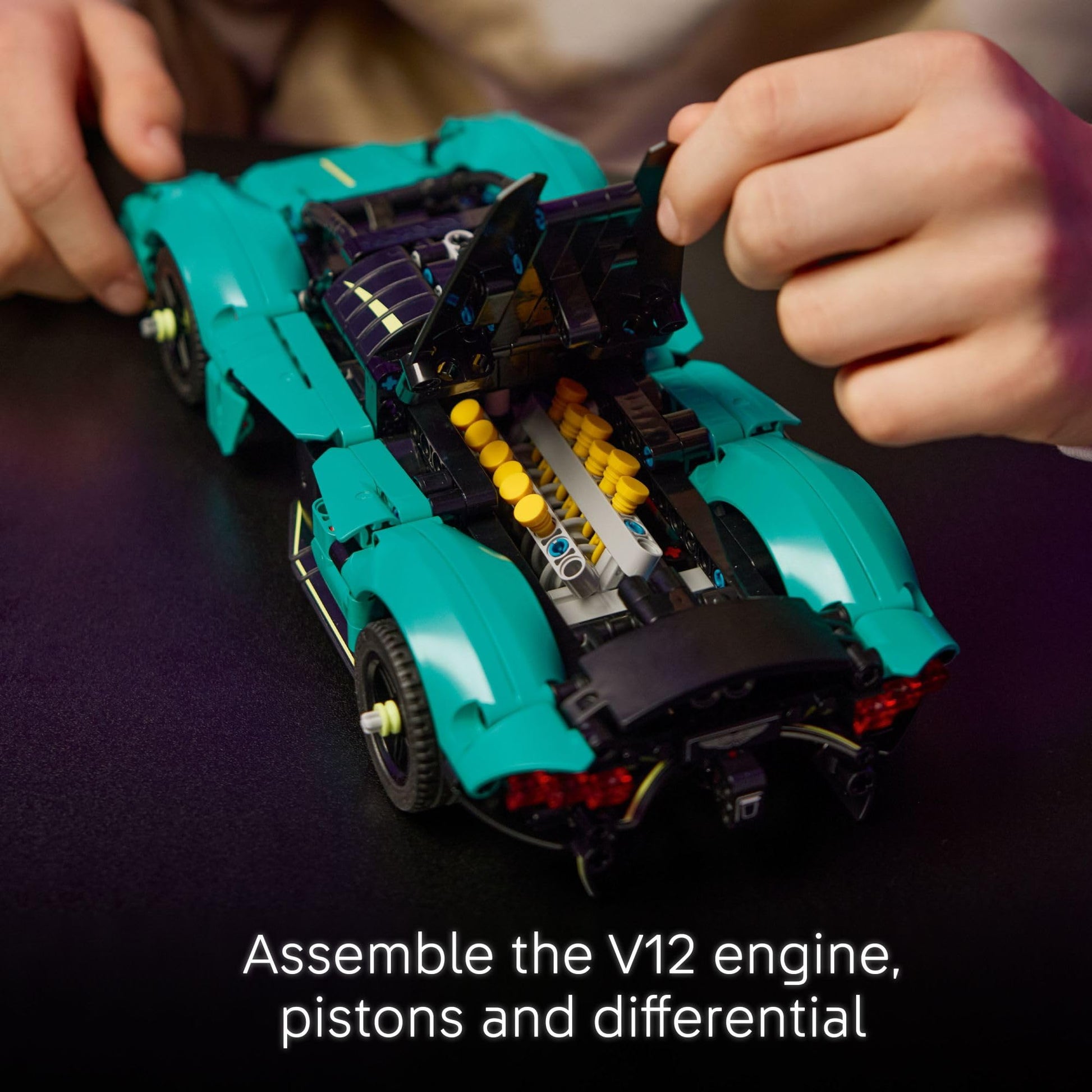 LEGO Technic Aston Martin Valkyrie Toy Car - Kids Model Kit Toy for Boys and Girls, Ages 9+ - Vehicle Building Set for Pretend Play & STEM Learning -