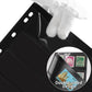 10 Sheets 20 Pages Postage Stamp Album Pages, 7 Pockets 7.7X 1.35in Stamp Collection Inserts, 9 Hole Standard Stamp Collecting Album Sleeves for Stamp