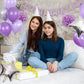 Purple and Silver Birthday Decorations for Women Lavender Party Decor Kit for Her Including Happy Birthday Banner Pompom Flower Foil Balloons Confetti