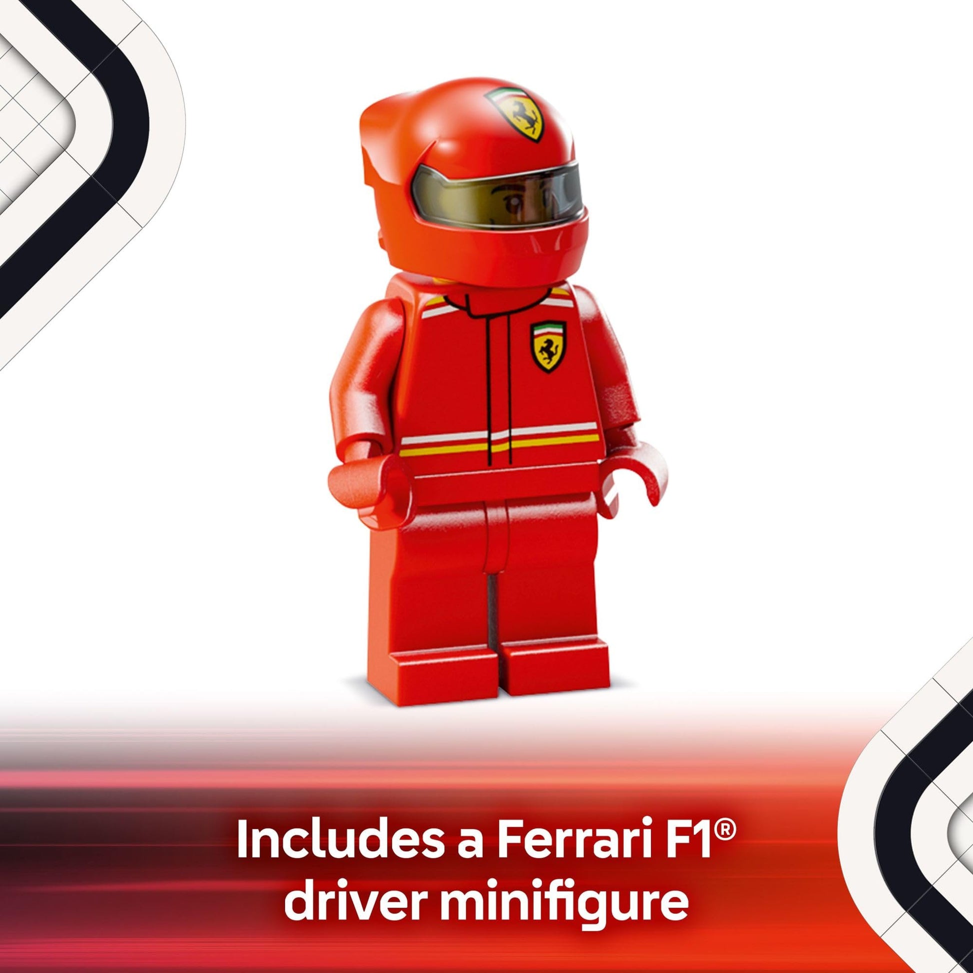 LEGO Speed Champions Ferrari SF-24 F1 Race Car Toys - Building Sets for Kids, Boys & Girls, Ages 10+ - Ferrari F1 Model Car Kits for Display or Play