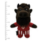 Bobbi-Dobbiez Attachable Plushie Indiana University Hoosiers Mini Bison Mascot - Attaches to Backpacks, Bags, Shoes, Water Bottles, and More