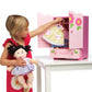 Manhattan Toy Baby Stella Tickled Pink Armoire for Nurturing Dolls