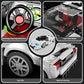 Mould King Car Model Building Kit with Acrylic Display Case, 388 PCS Toy