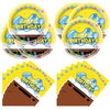 Yellow Birthday Party Supplies, 20 Plates and 20 Napkins, Yellow for Kids Birthday Party Decorations