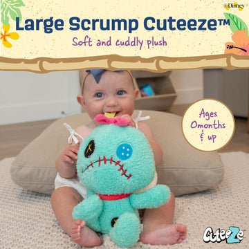 Kids Preferred - Disney Baby Lilo & Stitch Scrump Plush Stuffed Animals, Multicolor, 12 inches