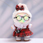 Clothes for Dolls Lu bubu Accessories, Kawaii Outfit Skirt Set 6 Pieces Suitable for 17cm Doll, Stylish Doll Clothing Set Replacement Blue (No Doll)