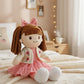 Linzy 15" Little Sweet Hearts Lily Doll, My First Plush Rag Doll for Girls