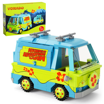 Classic Children Adventure Movie Car Building Blocks Toys, Mysterious Toy Car Compatible with Lego, Toy Set for Movie Fans, Ideal Gift for Kids Boys