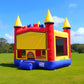 JumpOrange Rainbow Commercial Grade Bounce House for Kids and Adults 13x13 (with Blower), Basketball Hoop, Outdoor Indoor, Big Inflatable, Birthday