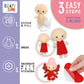 CRAFTILOO Fairy Sewing Kit for Kids Ages 5-12 - Beginner Sewing Kit with 5 Pre-Cut Felt Projects - Make Your Own Stuffed Animal Plush Dolls - Fun