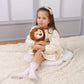 Apricot Lamb Toys Plush Brown Roar Lion Soft Stuffed Animal for Child 10''