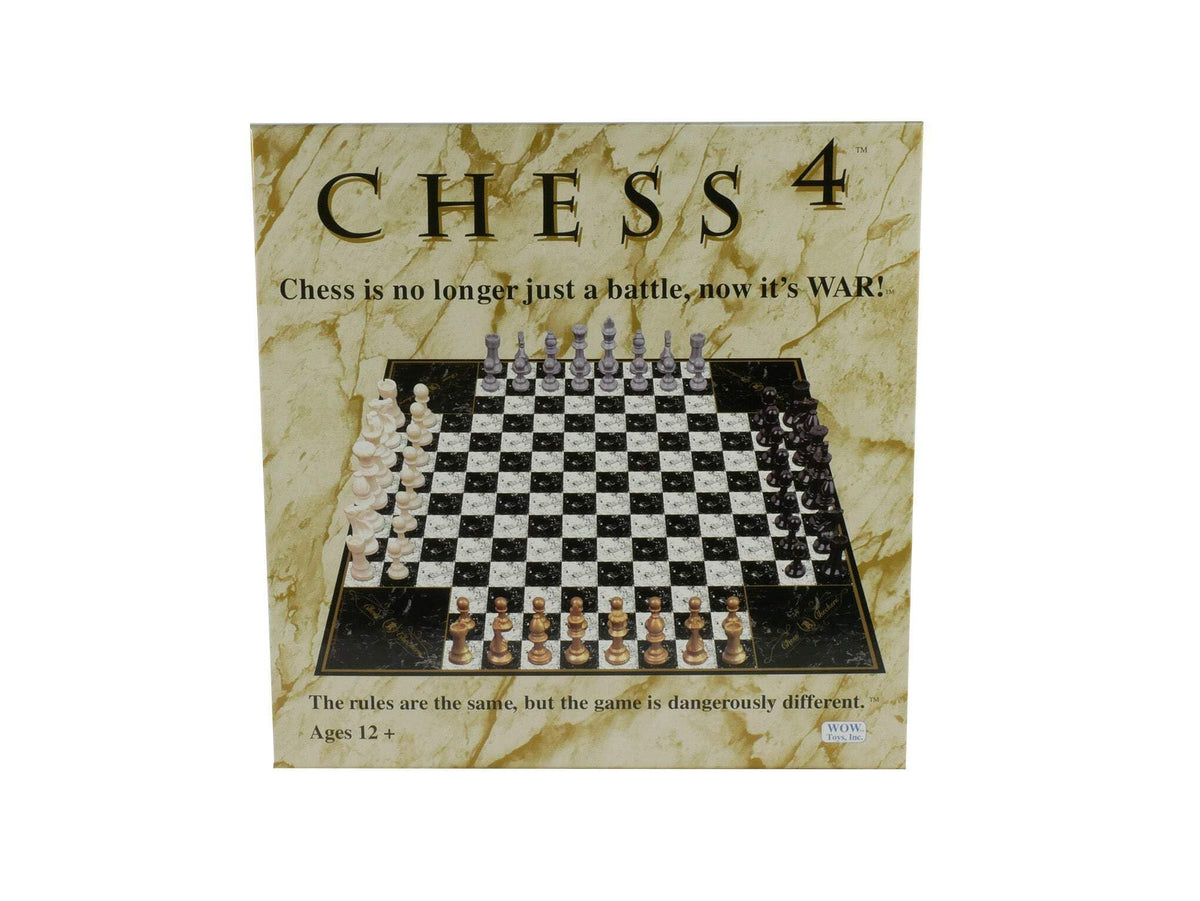 Chess 4 Four Player Chess Game, Strategy Board Game, Ages 8+