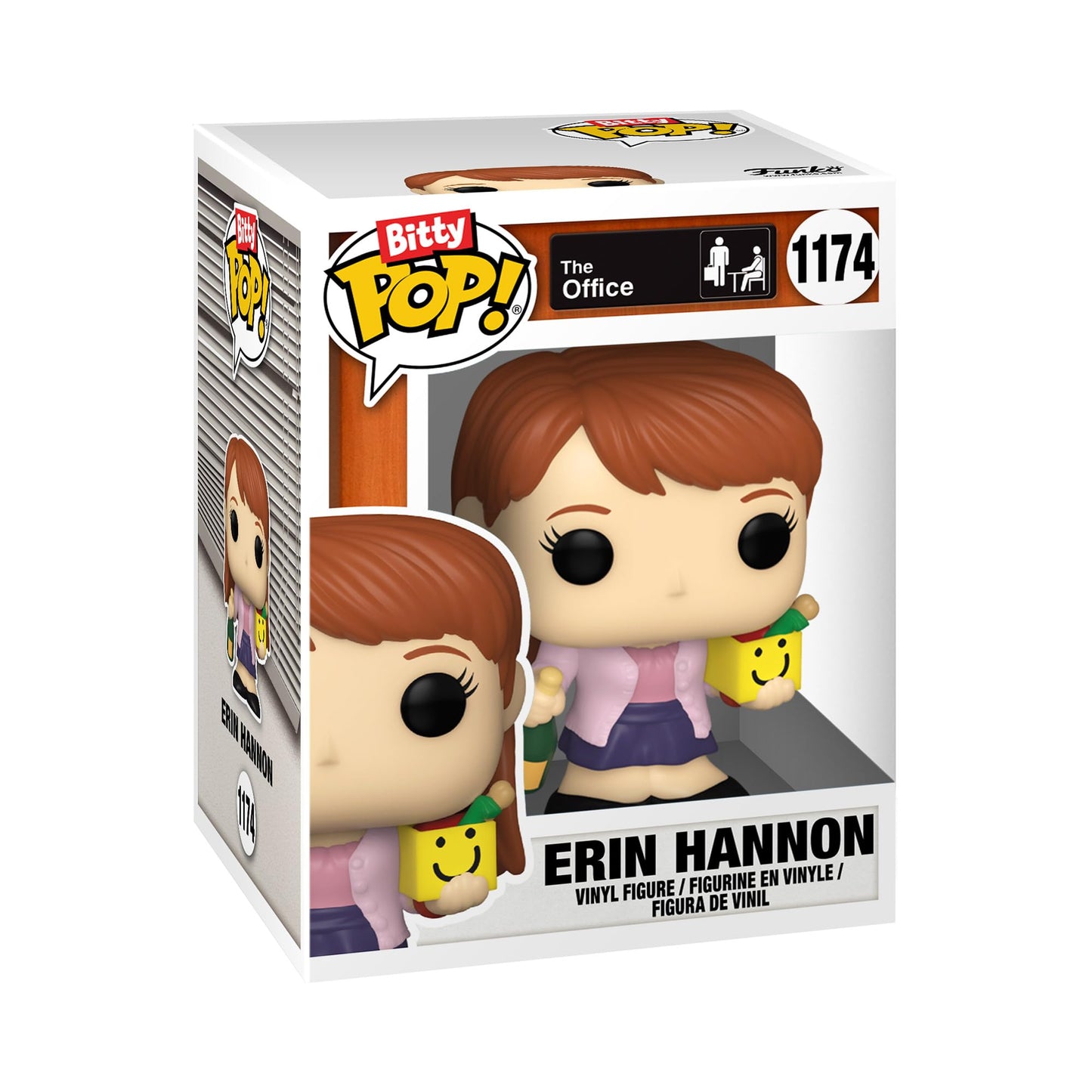 Funko Pop! Bitty: The Office - Dwight with Pumpkinhead 4-Pack, and A Surprise Mystery Mini Figure - 0.9 Inch (2.2 Cm) - Stackable Display Shelf