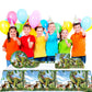 Tyrannosaurus Rex Party Tableware Set,20 Plates and 20 Napkins and Tablecloth71 '' x 42 '' Jurassic Dinosaur Party Supplies ForKids Birthday Party