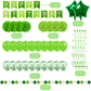 Recosis Green Birthday Decorations, Party Decorations Happy Birthday Decorations with Banner for Women Boys Girls Dinosaur Safari Party Decorations