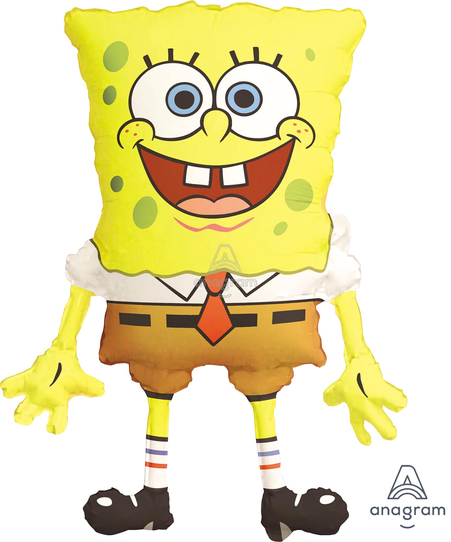 Anagram SpongeBob Foil Balloon Bouquet 5 Piece Set - Perfect for Kids’ Birthdays and Themed Parties