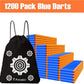 POKONBOY 1200 Pack Refill Darts Compatible with Nerf Guns, Refill Bullet Darts Foam Darts Compatible with Nerf Guns N-Strike Elite Series Blaster Toy