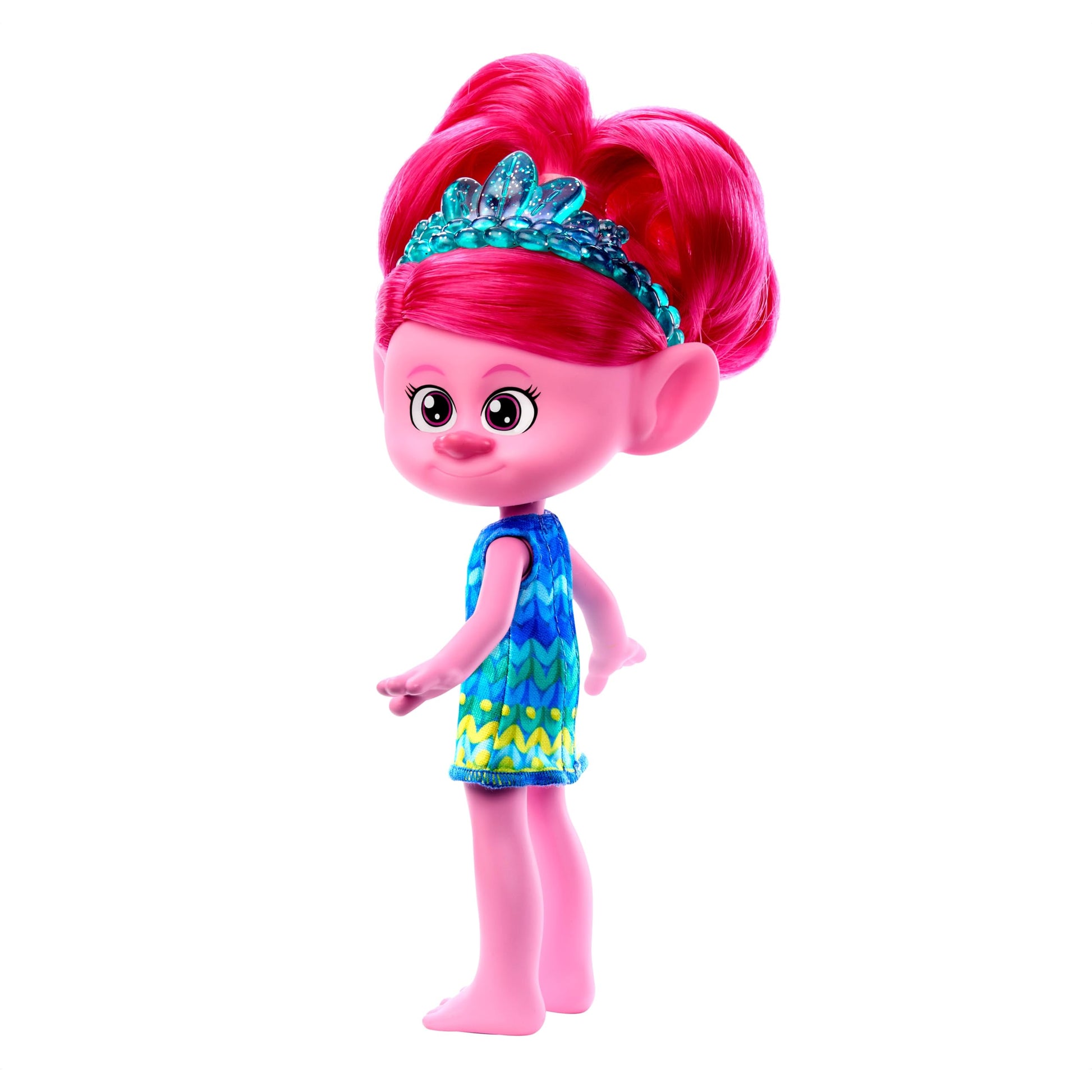 Mattel DreamWorks Trolls Band Together Trendsettin’ Fashion Dolls, Queen Poppy with Vibrant Hair & Accessory, Toys Inspired by the Movie