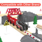 Battery Operated Train for Wooden Track, Motorized Train for Toddlers 3+ Years Old, 3Pcs Trains Toy Set Electric Trains Compatible with Thomas, Brio