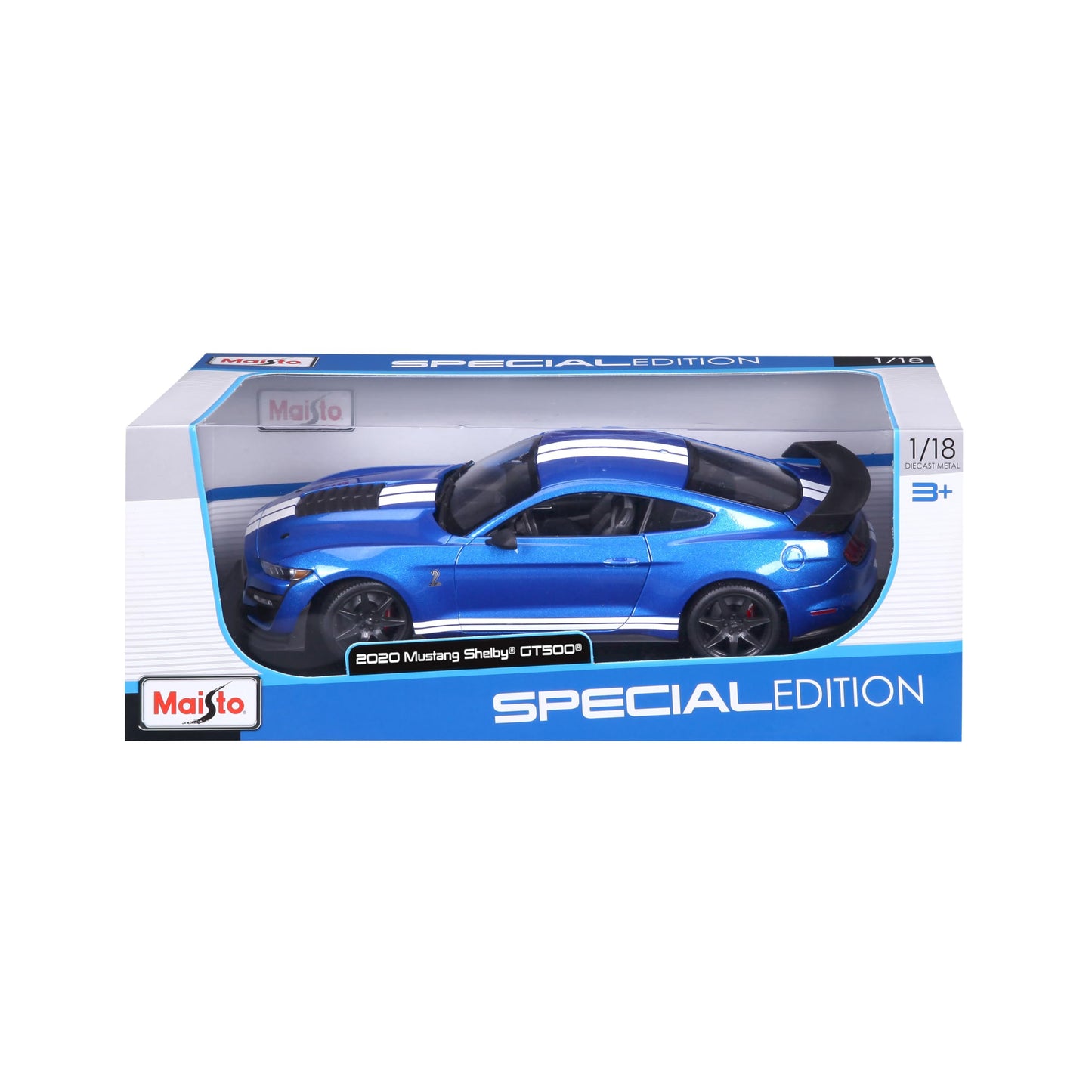 Maisto 1:18 Special Edition 2020 Mustang Shelby GT500, assorted orange, blue