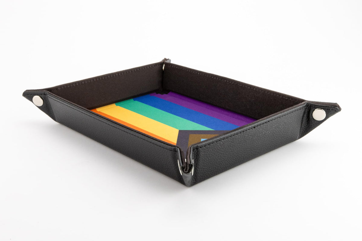 FanRoll Pride Dice Tray - Rainbow Flag