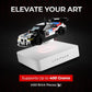 Levitexa Nimbus Levitating Display - Floating Display, Levitating Stand, Magnetic Stand, Magnetic Levitation for Figures and Toys White Square Base