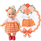 NA BOBO Clothes Set of 6 for 12-14-16 Inch Alive Lovely Baby Doll Clothes Dress Outfits Costumes Dolly Pretty Doll Cloth Handmade Girl Christmas