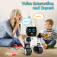 okk Robot Toys for Kids, Programmable Remote Control Robot, Interactive Toys with Coin Bank, LED and Tray, Walking Talking Singing Dancing Gift for