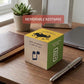 Dad's Reward Vouchers Interactive Cube Puzzle Cube Magic Cube - Fun from Daughter Son Wife - Funny Gag Gift for Dad - Novelty Keepsake Desk Ornament