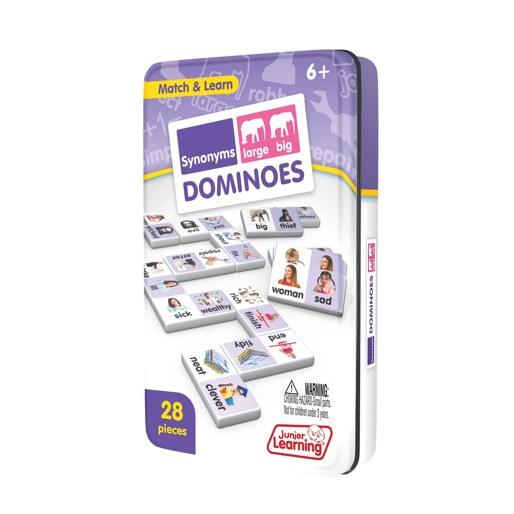 Junior Learning Synonyms Dominoes Langauge Arts