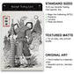 Fantasy North - Ogon - The Indomitable - Japanese Inked Yokai Series - Oni Demon - 100 Textured Matte TCG Card Sleeves - Fits Magic MTG Commander