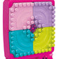 MEGA BLOKS First Builders Build 'n Learn Table Toddler Blocks Set, Pink