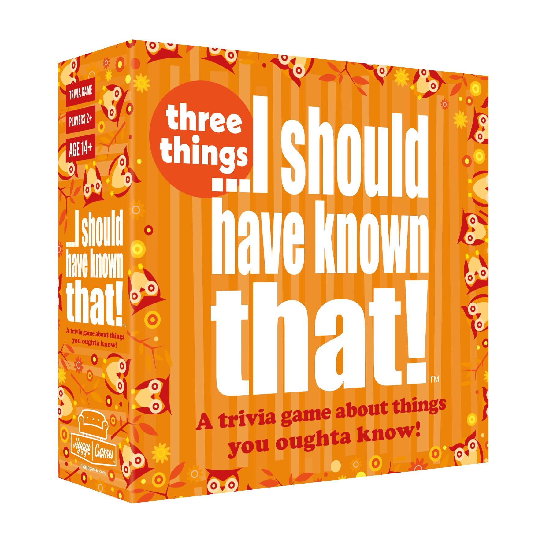 I Should Have Known that!-Three Things, Trivia Game
