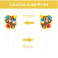 25pcs Cartoon For George of Curious Birthday Decorations with 24pcs Cupcake Toppers,1pcs Cake Topper for Cartoon Birthday Party Supplies.