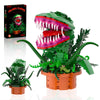 aphpaio Audrey 2 Piranha Plant Building Toys Sets, Little Shop of Horrors Flowers Cannibal with Openable Mouth Building Blocks, Gift for TV Fans