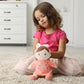Linzy Toys Soft Plush Doll - 10" My First Doll with Floral Headband, Safe for All Ages, Stuffed Plush Doll for Girls, Adorable Toddler Girl Toys,Ideal