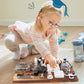 Canuan 20-in-1 Busy Board for Toddlers - Travel Toy Activity Board for Fine Motor Skills - Toys for 3 Years Old Kids With Switch, Locks, Shoe Laces