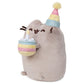 GUND Pusheen Birthday Cake Snackable 9.5-Inch Plush Toy for Ages 8+