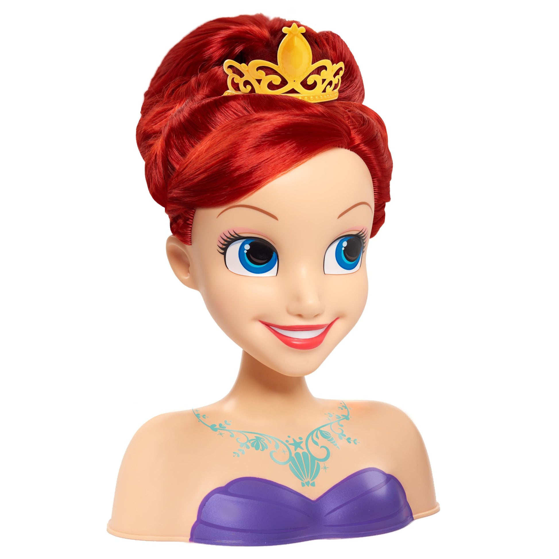 Disney Princess Ariel Styling Head, 14-pieces, Pretend Play