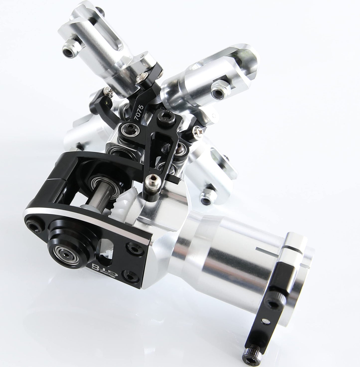 Trex 600 550 RC Helicopter 4 Blade 2 Push Metal Tail Rotor Assembly for T-rex 550, 600 Heli Part