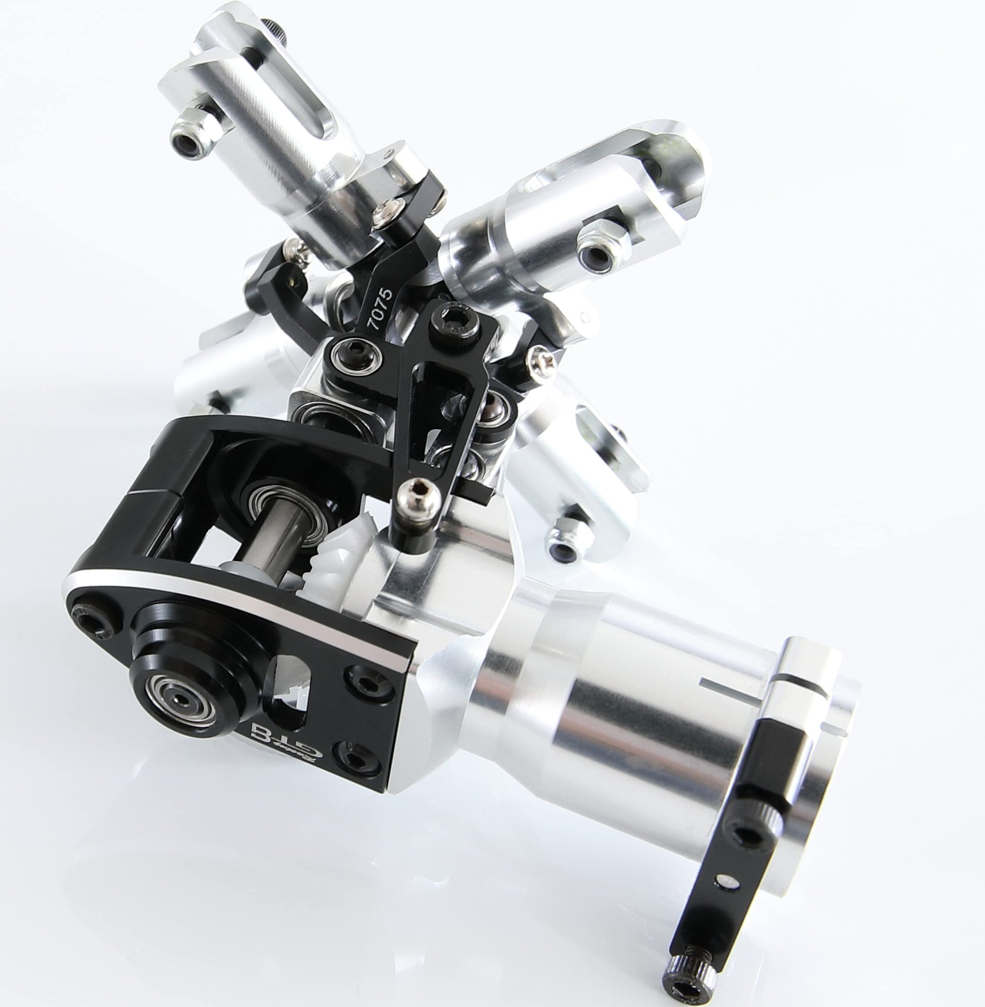 Trex 600 550 RC Helicopter 4 Blade 2 Push Metal Tail Rotor Assembly for T-rex 550, 600 Heli Part