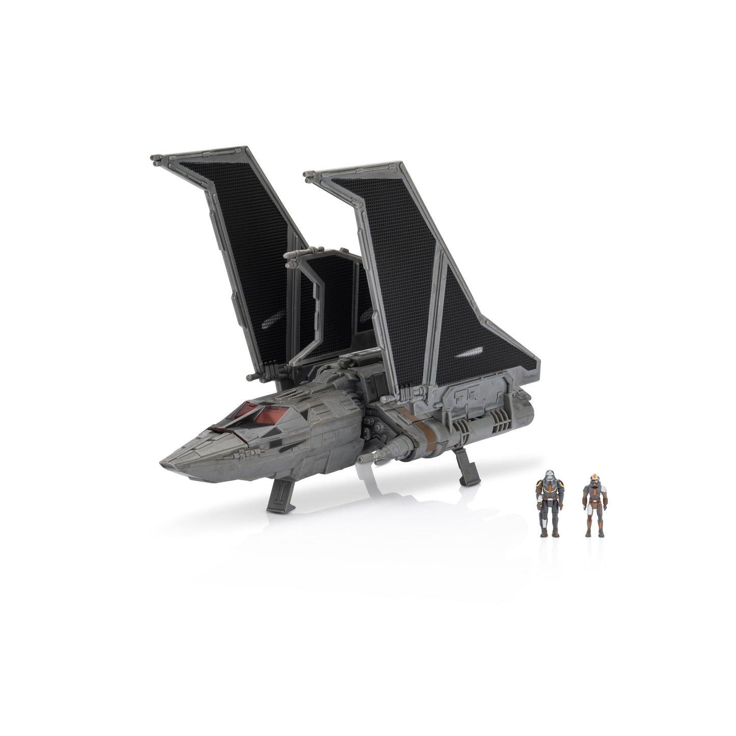 Jazwares Star Wars Micro Galaxy Squadron Havoc Marauder (Rescue Mission) - 7-Inch Vehicle with Battle Damage and Two 1-Inch Micro Figure Accessories