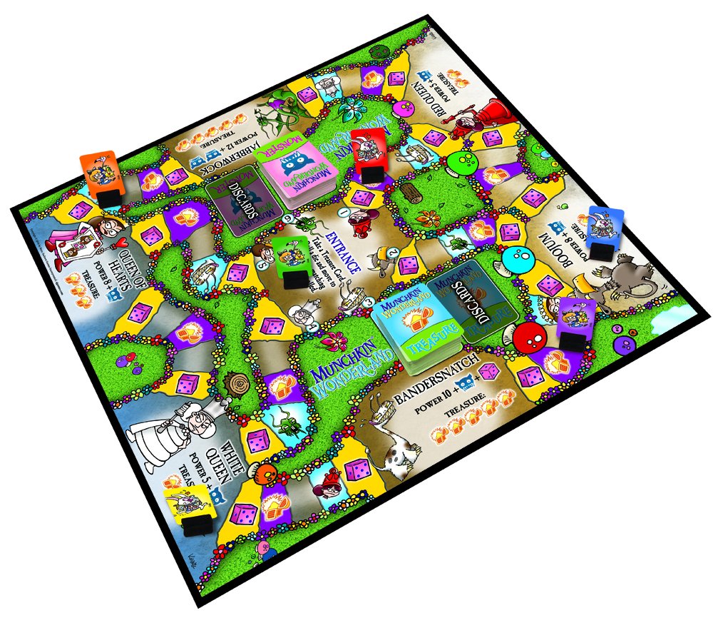 Munchkin Wonderland Board Game | Family Board and Card Game | for Adults and Kids | Fantasy Adventure | Ages 6+ | for 2-6 Players | Average Play Time