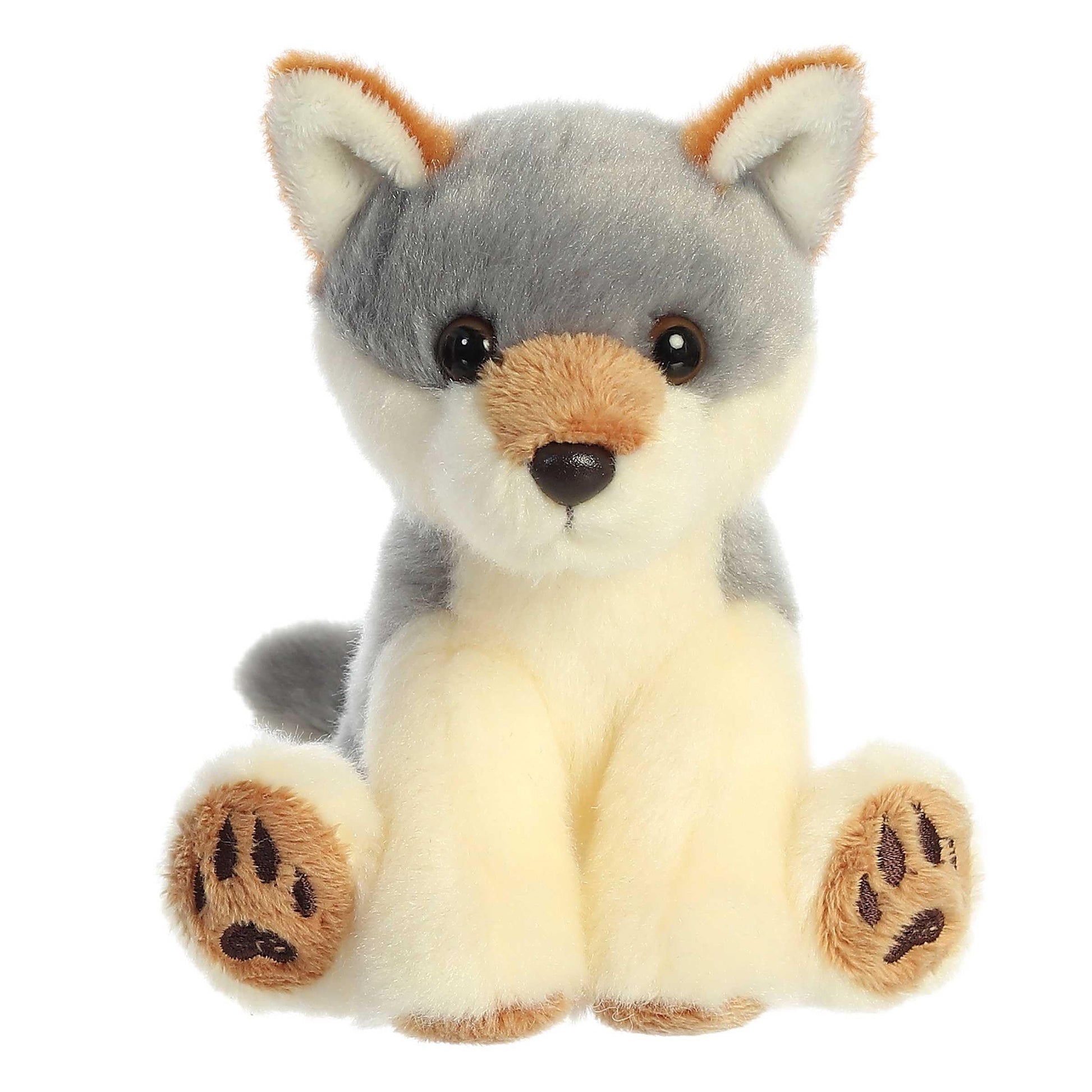 Aurora - Lil Monty Moose Lil Wiley Wolf - 5" Lil Wiley Wolf, Gray, Model:03514