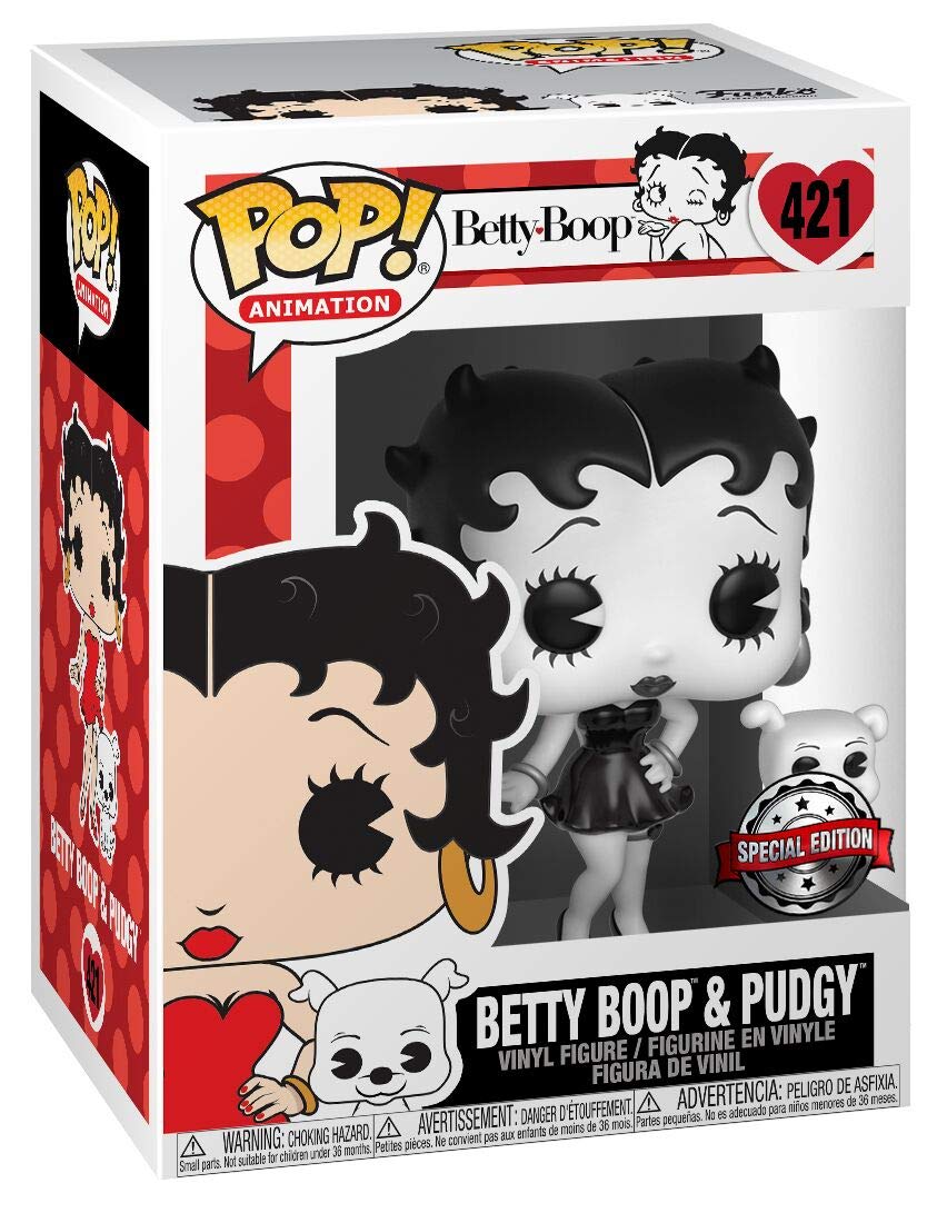 Funko Pop! BETTY BOOP & PUDGY 421 CHASE EE EXCLUSIVE